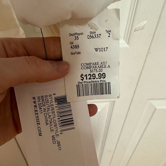 NWT White Kenzie belted puffer jacket - Picture 2 of 2